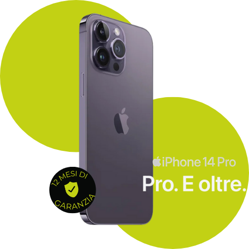Offerta Limitata – iPhone 14 Pro 128GB | Ricondizionato Premium + Garanzia 12 Mesi