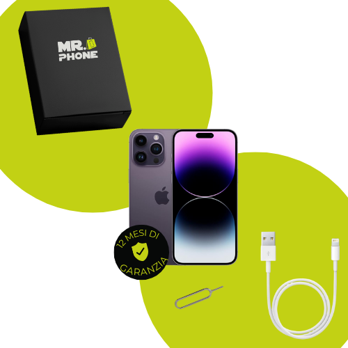 Offerta Limitata – iPhone 14 Pro 128GB | Ricondizionato Premium + Garanzia 12 Mesi